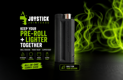 Joystick Joint Case™ – Pre-Roll + Clipper Holder